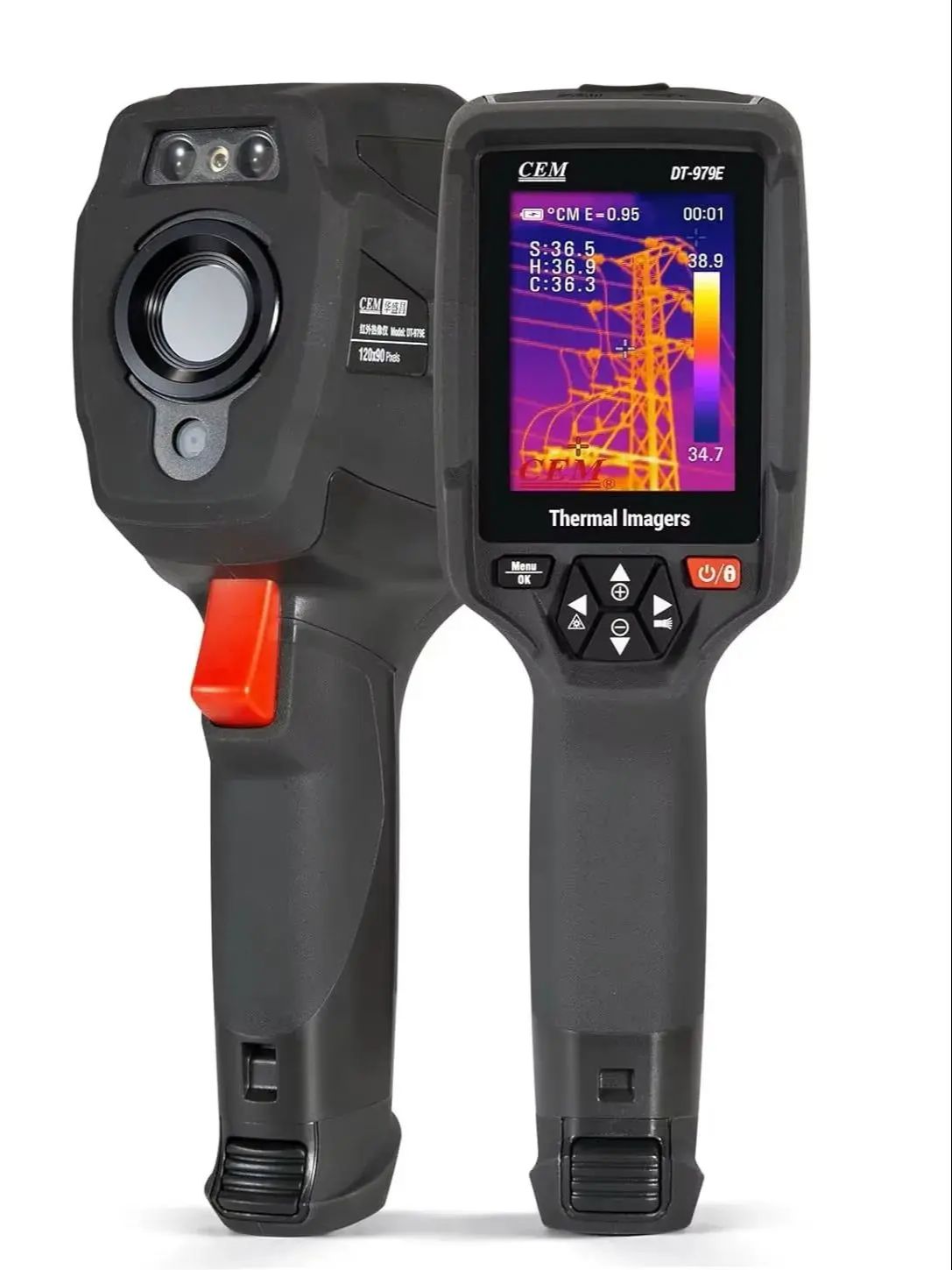 Thermal Imaging Camera Pcb Repair - CEM DT-979E Handheld-Wärmebildkamera WIFI 120X90 50Hz