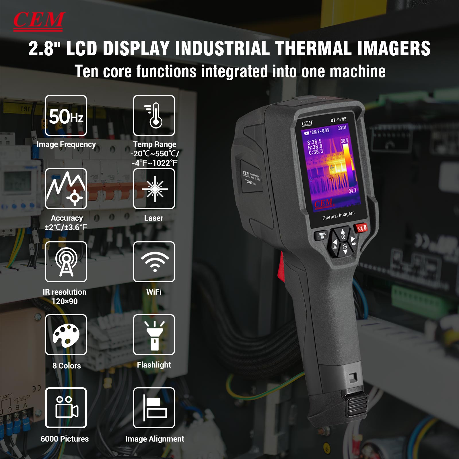 CEM DT-979E Handheld-Wärmebild – Thermal Imaging Camera Pcb Repair Bewertung und Preis